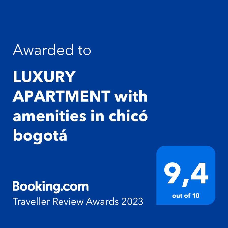 Luxury Apartment With Amenities In Chico 波哥大 外观 照片